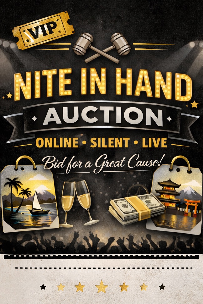 Nite in Hand Auction — online, silent and live